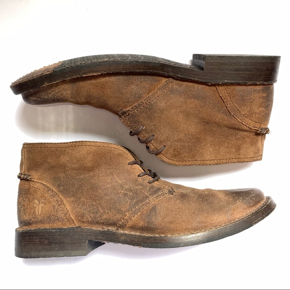 Frye Other - Frye Oliver Suede Chukka Boots brown size 8 mens, 10 womans